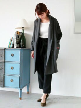 N. STAFFさん（レディース・165cm）の秋コーディネート