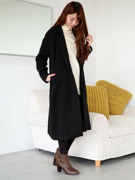 N. STAFFさん（レディース・165cm）の秋コーディネート