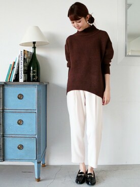 N. STAFFさん（レディース・165cm）の秋コーディネート