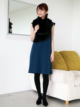 N. STAFFさん（レディース・165cm）の秋コーディネート