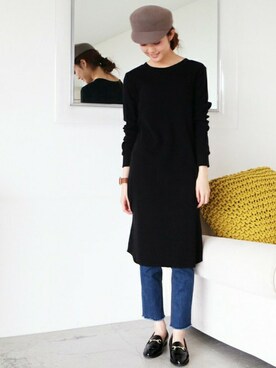 N. STAFFさん（レディース・165cm）の秋コーディネート