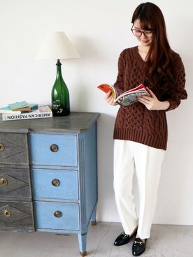 N. STAFFさん(レディース・165cm)の秋コーディネート