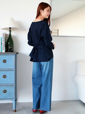 N. STAFFさん（レディース・165cm）の秋コーディネート