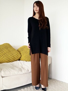 N. STAFFさん（レディース・165cm）の秋コーディネート