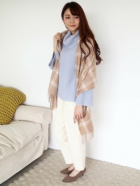 N. STAFFさん（レディース・165cm）の冬コーディネート