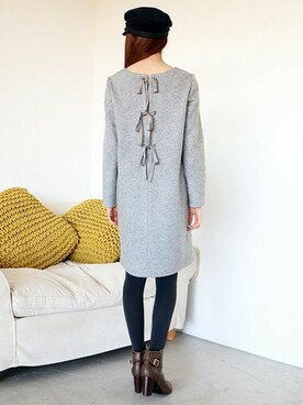 N. STAFFさん（レディース・165cm）の冬コーディネート