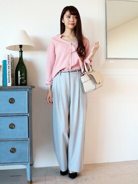 N. STAFFさん（レディース・165cm）の冬コーディネート