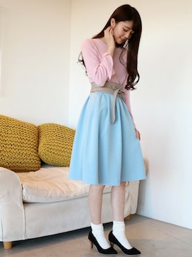 N. STAFFさん（レディース・165cm）の冬コーディネート