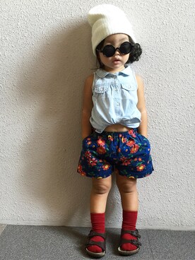 y.u.n.o.nさん（キッズ・90cm）の秋コーディネート