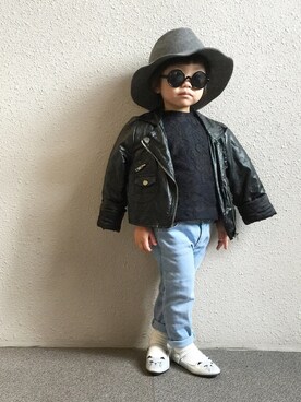 y.u.n.o.nさん(キッズ・90cm)の冬コーディネート