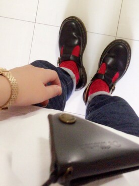 「Dr. Martens（ドクターマーチン）のアイテム（財布/小物）」を使った、mさん（レディース・152cm）の夏コーディネート