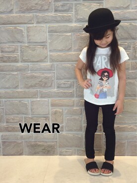 「ZARA（ザラ）のアイテム（Tシャツ/カットソー、ホワイト系）」を使った、Ayaさん（レディース）の夏コーディネート