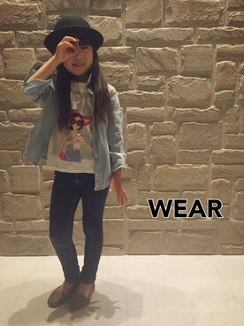 「ZARA（ザラ）のアイテム（Tシャツ/カットソー、ホワイト系）」を使った、Ayaさん（レディース）の秋コーディネート