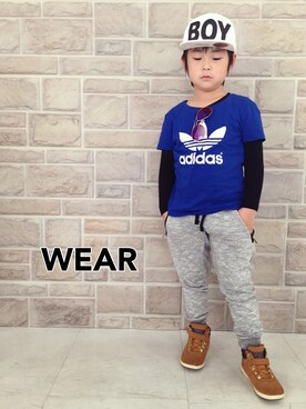 「H&M（エイチ・アンド・エム）のアイテム（その他パンツ、グレー系）」を使った、Ayaさん（レディース）の秋コーディネート