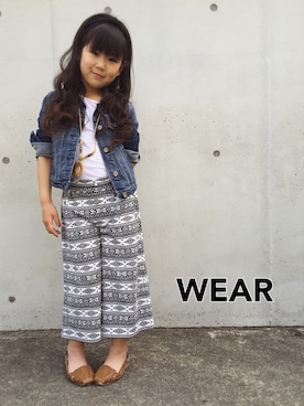 「5歳」｜「アイテム（その他シューズ）」を使った、Ayaさん（キッズ・110cm）の春コーディネート