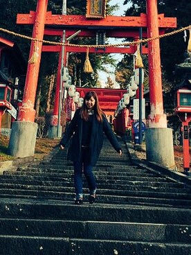 p  i  c  o  ◎さん（レディース・157cm）の冬コーディネート