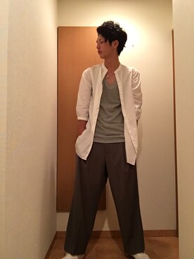 「昔の服」｜Yasuhide Dobashiさん（メンズ・177cm）の夏コーディネート