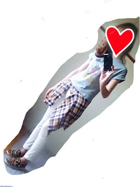 Y☺︎K☺︎さん（レディース・165cm）の夏コーディネート