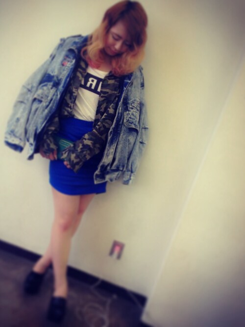 かえたんぴ Wegoのデニムジャケットを使ったコーディネート Wear