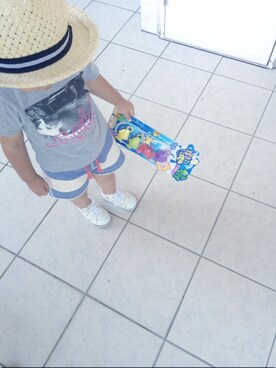 aさん（キッズ・90cm）の夏コーディネート