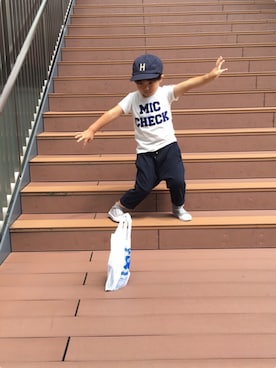 aさん（キッズ・100cm）の夏コーディネート