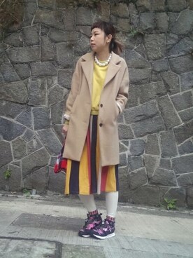 i_am_ah_mic 🇭🇰さん(レディース・168cm)の冬コーディネート