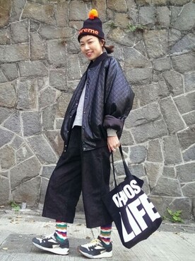 i_am_ah_mic  🇭🇰さん（レディース・168cm）の冬コーディネート