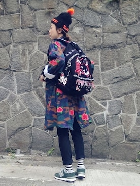 「ANDREA CREWS（アンドレアクルーズ）のアイテム」を使った、i_am_ah_mic  🇭🇰さん（レディース・168cm）の冬コーディネート