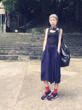 「nikeairrift」｜i_am_ah_mic  🇭🇰さん（レディース・168cm）の夏コーディネート