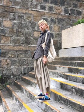 「DOEK」｜i_am_ah_mic  🇭🇰さん（レディース・168cm）の秋コーディネート