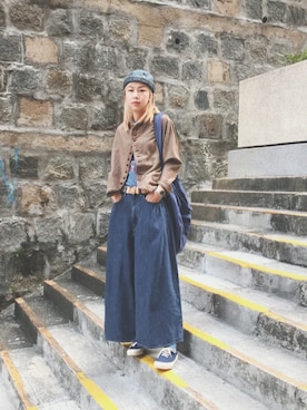 「DOEK」｜i_am_ah_mic  🇭🇰さん（レディース・168cm）の冬コーディネート