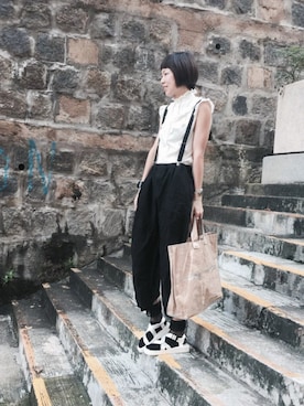 「initial（イニシャル）のアイテム（レッグウェア）」を使った、i_am_ah_mic  🇭🇰さん（レディース・168cm）の夏コーディネート