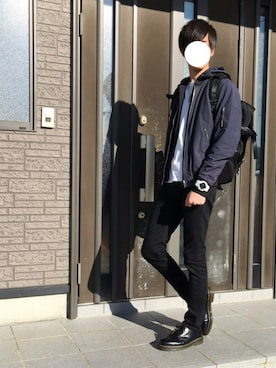 「COME CA ISM」｜りょうすけさん（メンズ・178cm）の冬コーディネート