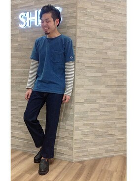 細川さん(メンズ・171cm)の春コーディネート