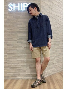 細川さん（メンズ・171cm）の夏コーディネート