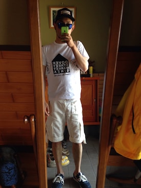 「RADIALL（ラディアル）のアイテム（キャップ）」を使った、Sato chanさん（メンズ・170cm）の春コーディネート