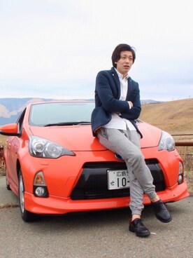 「Nepenthes×Tricker's（ネペンテス×トリッカーズ）のアイテム」を使った、ゆうすけさん（メンズ・177cm）の冬コーディネート