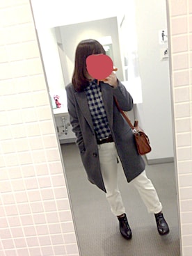 「ベイマックス」｜「アイテム（ジャケット/アウター）」を使った、umi さん（レディース・156cm）の冬コーディネート