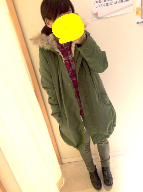 Umi Mysty Womanのモッズコートを使ったコーディネート Wear