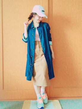 moe＊さん（レディース・149cm）の春コーディネート