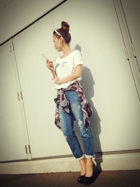 aya moriyasuさん（レディース・165cm）の春コーディネート