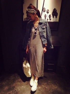 aya moriyasuさん（レディース・165cm）の春コーディネート