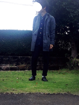 「アイテム（その他、ブラウン系）」を使った、うめさん（メンズ・170cm）の秋コーディネート