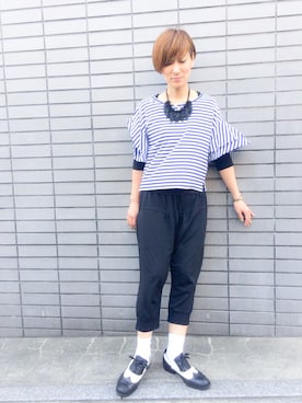 「アイテム（パンツ）」を使った、sonpさん（レディース・159cm）の春コーディネート