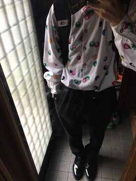 「アイテム（スラックス）」を使った、kazukiさん（メンズ・170cm・10代）の夏コーディネート