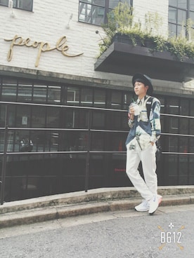 「Paul Smith（ポールスミス）のアイテム（シャツ/ブラウス、その他）」を使った、kazukiさん（メンズ・170cm）の秋コーディネート