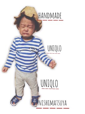 「UNIQLO（ユニクロ）のアイテム（Tシャツ/カットソー、ブルー系）」を使った、chiikoさん（レディース・156cm）の秋コーディネート