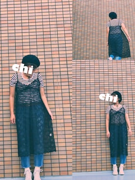 「無印良品（ムジルシリョウヒン）のアイテム（Tシャツ/カットソー、ホワイト系）」を使った、chiikoさん（レディース・156cm）の秋コーディネート