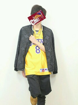 「Champion（チャンピオン）のアイテム（その他）」を使った、＿＿＿yuto｡さん（メンズ・180cm）の春コーディネート