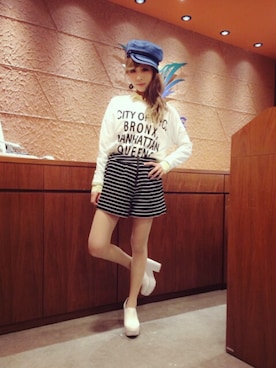 夏姫さん（レディース・160cm）の春コーディネート